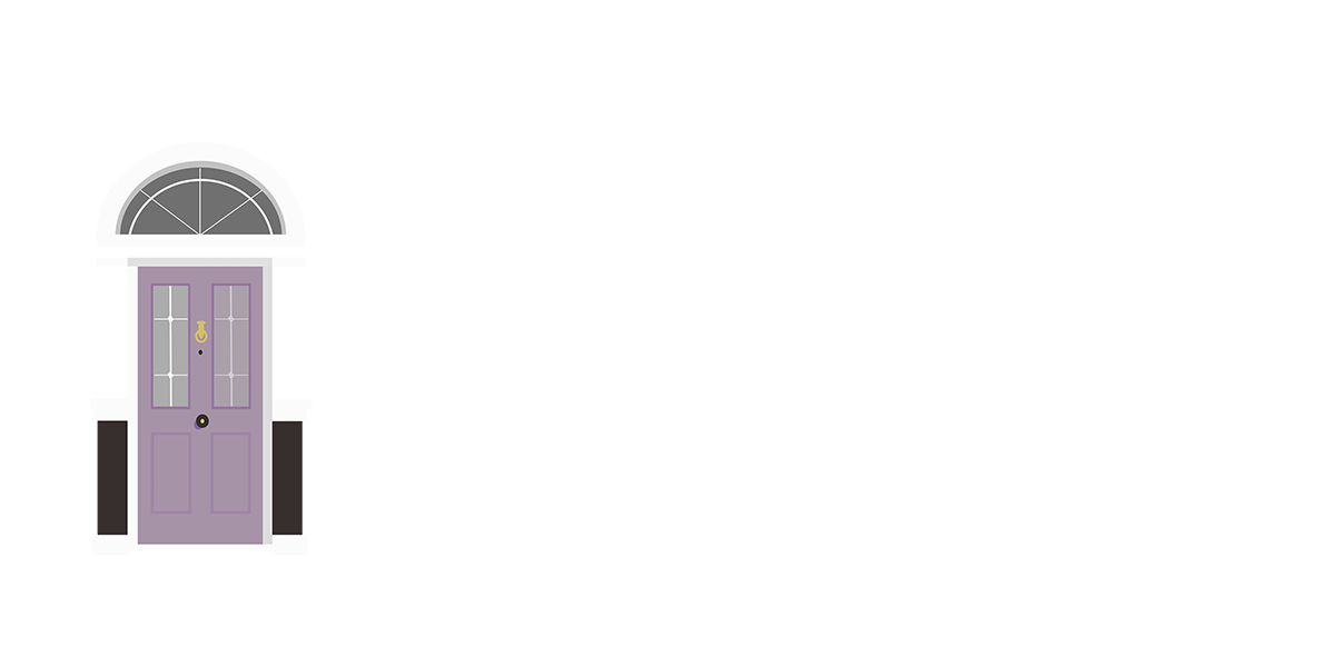 Career Doors logo white